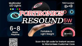 Portronics Resound 5W Bluetooth Speaker portronicsresound portronics speaker geekyfied audio [upl. by Mayer409]