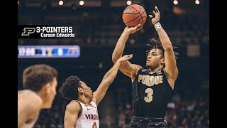 HIGHLIGHTS Carsen Edwards was dangerous from deep while at Purdue making 281 career 3pointers [upl. by Dhar]