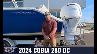 2024 Cobia 280 DC Boat Walkthrough with Jimi [upl. by Alohs]