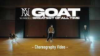 Numberi  GOAT Official Choreography Video [upl. by Holms]