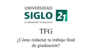 SEMINARIO UES 21  TFG [upl. by Waldos]