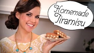 Ingrid Dishes  Homemade Tiramisu  Recipes from Missglamorazzi [upl. by Llecrad]