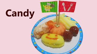 お子様ランチ風お菓子を作る Making meal shaped candy [upl. by Aysab]