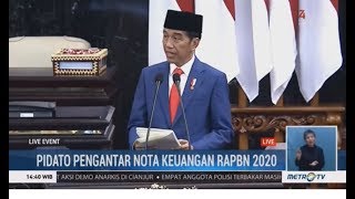 Live Event  Pidato Pengantar Nota Keuangan RAPBN 2020 [upl. by Nancee]