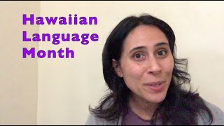 Vlog 3 Hawaiian Language Month [upl. by Naerol]