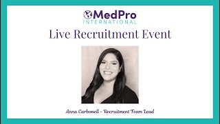 MedPro International Live Recruitment Event in the Middle East [upl. by Aydan]