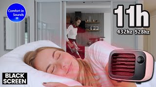 Vacuum Cleaner Sound and Smooth Heater Noise to Sleep Deeply White Noise Reduce Anxiety 432hz [upl. by Nelyag213]