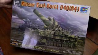 Unboxing Karl Gerat Morser Trumpeter 0215 kit 135 [upl. by Lohse]