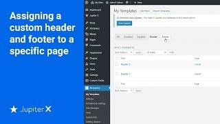 Assigning a custom header and footer to a specific page [upl. by Kailey]