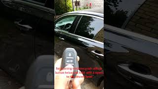 Peugeot 508 20112018 close and opening windows from outside with remote control [upl. by Aetnahc]