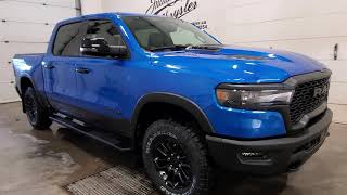 2025 Ram 1500 Rebel  Crew Cab  Hydro Blue Pearl  Stock 1925 [upl. by Adao]