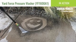 Yard Force Pressure Washer In Action  Gardening Products Review [upl. by Drake]