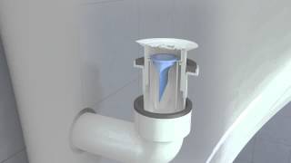 Duravit DuraStyle Urinal Spülvorgang Spüldüse [upl. by Froh]