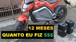 12 meses no Ifood de Moto Elétrica COMPENSA Voltz [upl. by Jeromy]