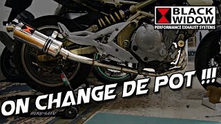 MotoVlog 86  On change le pot de lER6n  Violence [upl. by Nyliuqcaj]