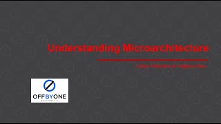 Understanding Microarchitecture [upl. by Recneps93]