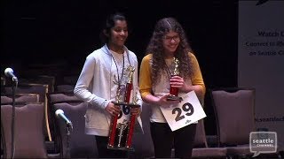 KingSnohomish 2019 Regional Spelling Bee [upl. by Retluoc]