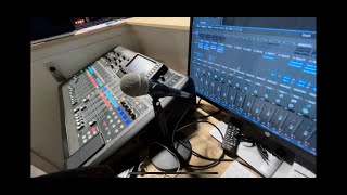 Using Logic x to Livestream X32 Behringer Live Sound DAW Live Processing [upl. by Rozina62]