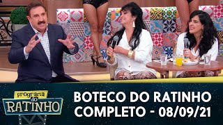 Boteco do Ratinho  Programa do Ratinho 080921 [upl. by Zipporah]