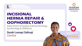 Incisional Hernia Repair amp Oophorectomy  Treatment for Incisional Hernia amp Right Ovarian Cyst [upl. by Valentine]