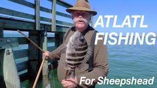 ATLATL FISHING for Sheepshead in Florida [upl. by Legnaros984]