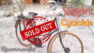 sepeda onthel simplex cycloide Dames rem tromol original  Terjual [upl. by Haman]