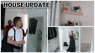 Big HOUSE UPDATE  VLOG 1143 [upl. by Airdnaxela]