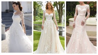 200 Beautiful Wedding Dresses for 2024  Aline Dresses Mermaids Sheaths Ball Gowns  Truvows [upl. by Dorolice330]