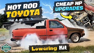 1992 Toyota Pick Up Engine Upgrades Lowering BURNOUTS more [upl. by Sixele504]