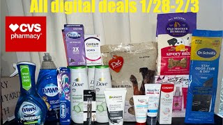 2nd CVS ALL DIGITAL DEALS  128210  Cheap gift set dog treats and G✨  LEARN CVS COUPONING [upl. by Nosnevets]