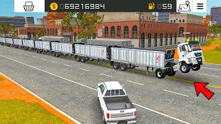 Making Longest Truck With Trolley In Fs18  Fs18 Multiplayer  Timelapse [upl. by Jacy218]