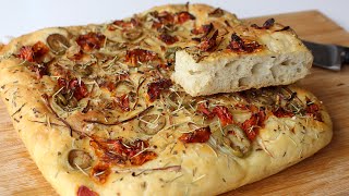 Cómo hacer FOCACCIA ITALIANA Perfecta [upl. by Ruddie93]