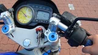 Gilera DNA 50 Licht Blinker Rück und Bremslicht E und KickstarterTEST VERKAUF [upl. by Naves]