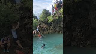 Cliff diving Paguriran Island and lagoon Prieto diaz sorsogon [upl. by Boycie]