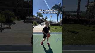 the wind got HOF clamps😭 basketball hoops sports viral shorts [upl. by Malti5]