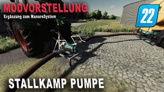 LS22 Modvorstellung  Stallkamp Pumpe die ideale Ergänzung zum Schlauchsystem von Wopster PCMAC [upl. by Veedis]