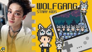 STRAY KIDS  WOLFGANG OT8 【8bit  Videogame ver】 [upl. by Donella207]