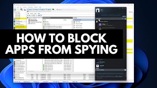 How to stop apps from spying on Windows [upl. by Noimad42]