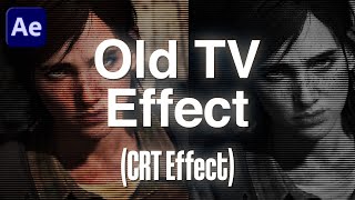 Old TV Effect EASY CRT EFFECT Tutorial  After Effects [upl. by Ilrak]