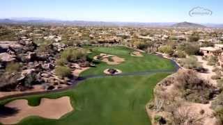 Troon North Golf Club  Monument Course  Aerial Flyover Tour [upl. by Mehala378]