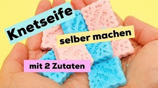 DIY Knetseife selber machen – für Kinder und Erwachsene [upl. by Leahcimaj]