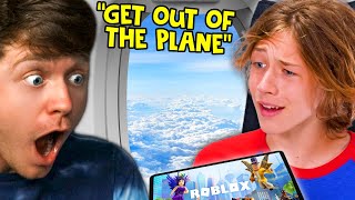 Karen has Kid THROWN OFF Plane for PLAYING ROBLOX [upl. by Kappel]