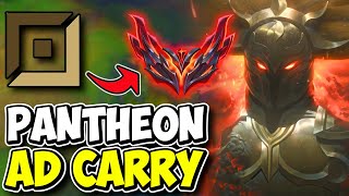 I FINALLY PLAYED PANTHEON AD CARRY  ft Pink Ward Shaco Support [upl. by Suoicul121]