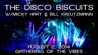 The Disco Biscuits wMickey Hart amp Bill Kreutzmann 20140802  Gathering Of The Vibes [upl. by Nnylidnarb]