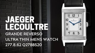 Jaeger LeCoultre Grande Reverso Ultra Thin Mens Watch 277862 Q2788520 Review  SwissWatchExpo [upl. by Myo]