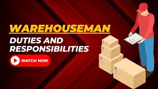 Warehouseman Duties And Responsibilities [upl. by Giusto311]