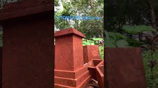 kannur stonetile laterite lateritecladding palakkad 🔝☎️9605252181 pot [upl. by Sudnac264]