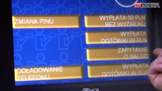 Ten bankomat wypłaca euro W Polsce [upl. by Horn]