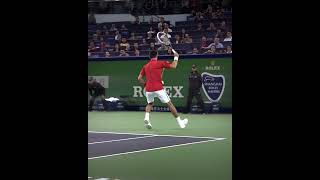 Rare Djokovic Trick Shot 🤯 [upl. by Godber]