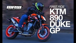 First Ride KTM 890 Duke GP [upl. by Yadseut]